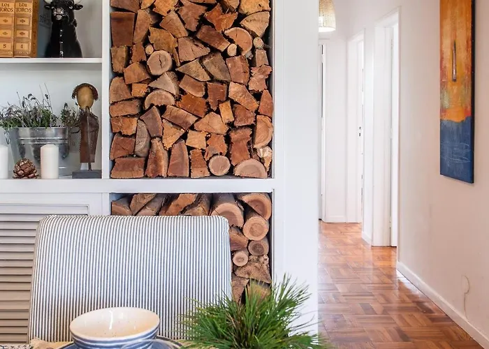 Elegant In With Fireplace - 80 M² קסקאיס